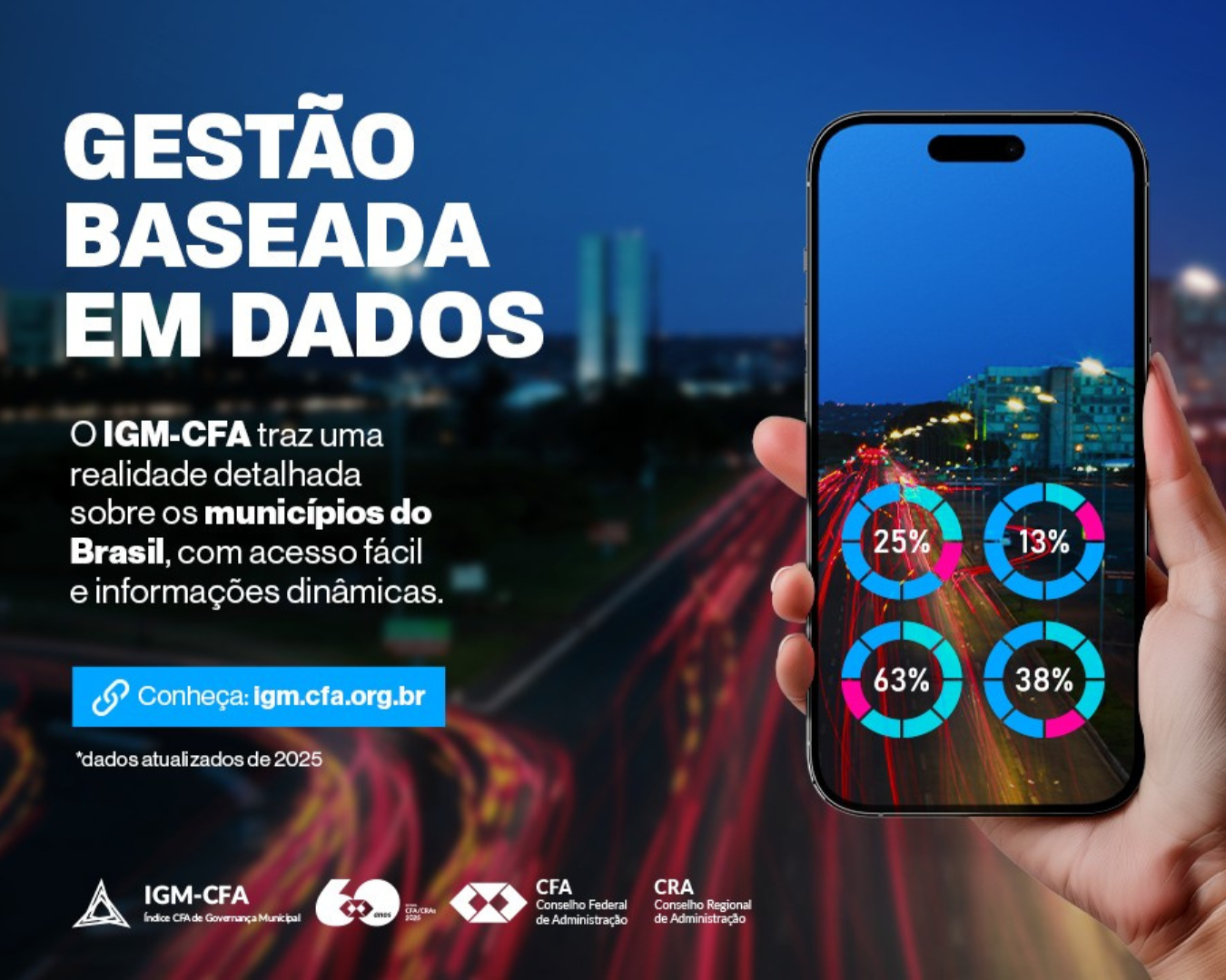 CFA lança IGM-CFA 2025: ferramenta inovadora avalia a governança dos municípios brasileiros